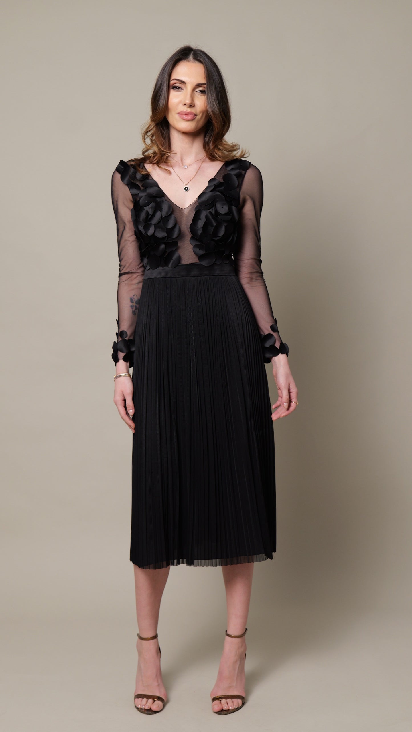 Rochie midi Tulle Bumbac STASIA