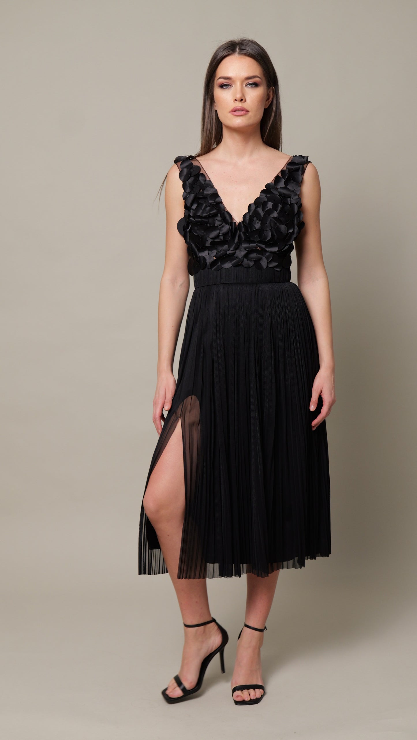 Rochie midi Tulle Bumbac CELESTE