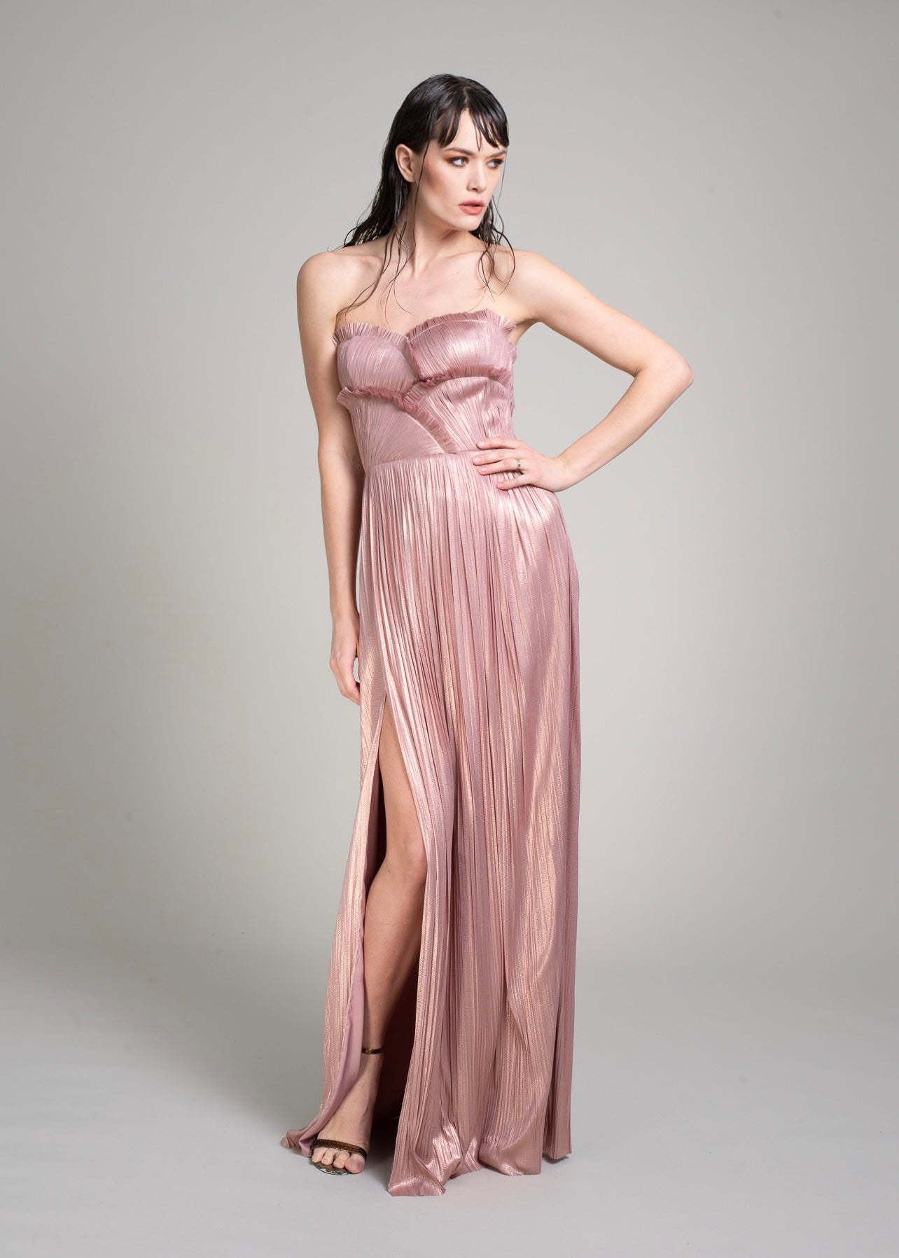 Rochie Tulle Mătase Peliculizat ROZAMARINA