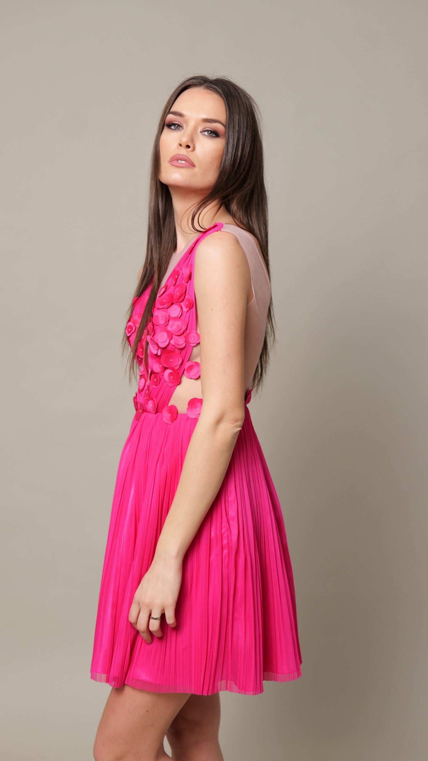 Rochie scurta Tulle Bumbac CLARA