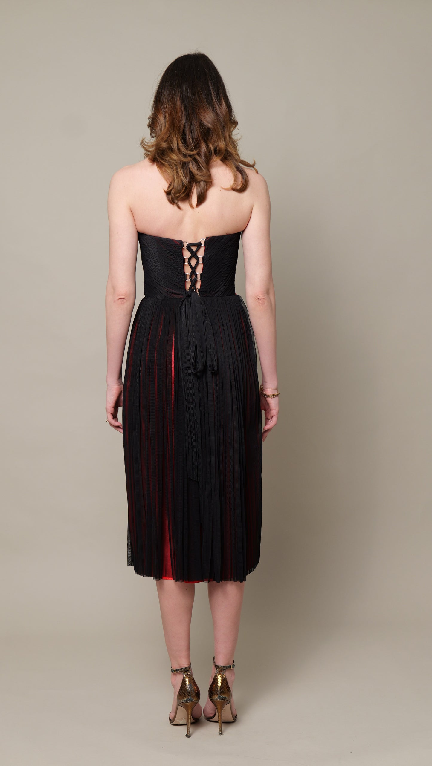 Rochie midi Tulle Bumbac CAMILLE