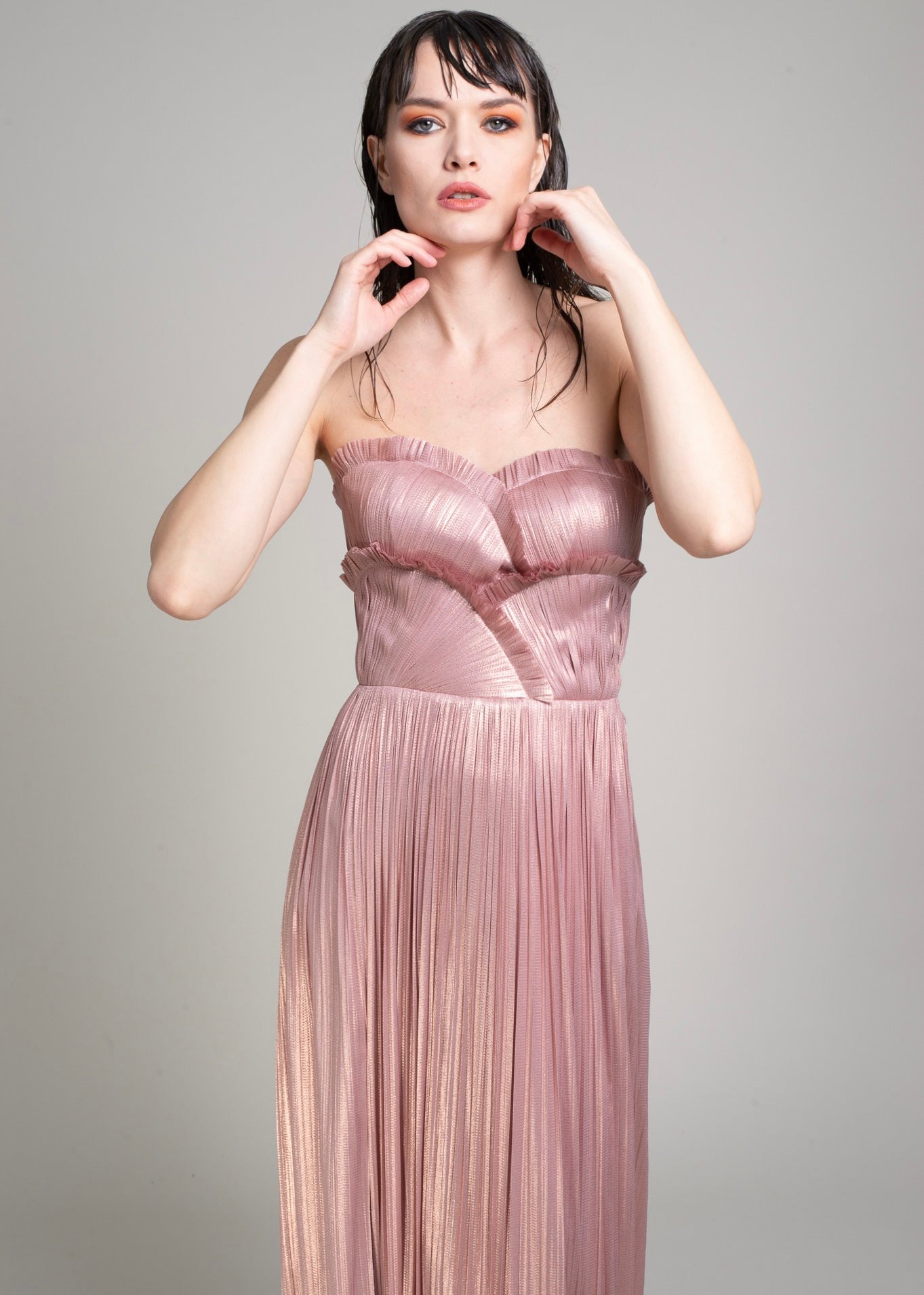 Rochie Tulle Mătase Peliculizat ROZAMARINA