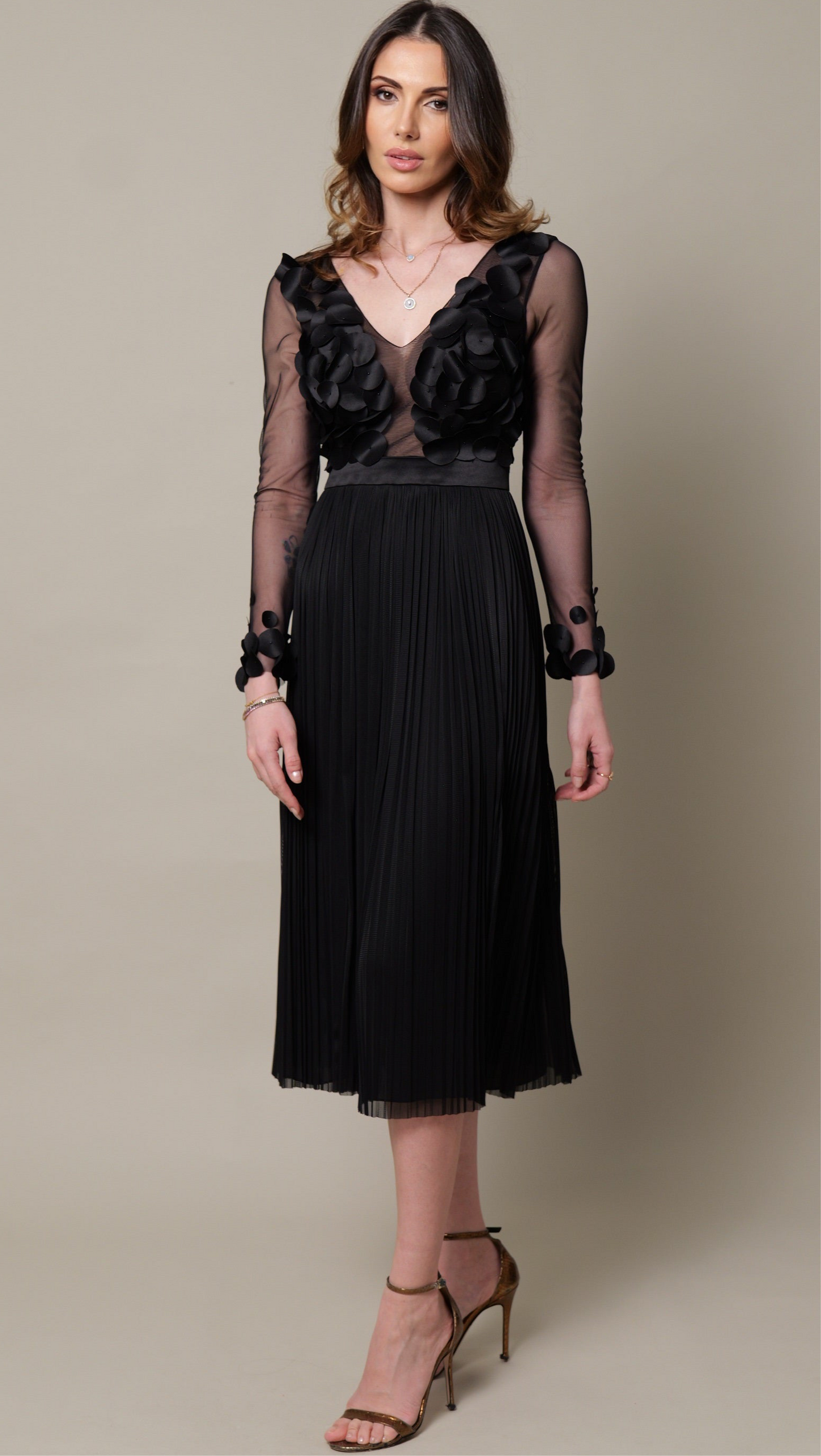 Rochie midi Tulle Bumbac STASIA