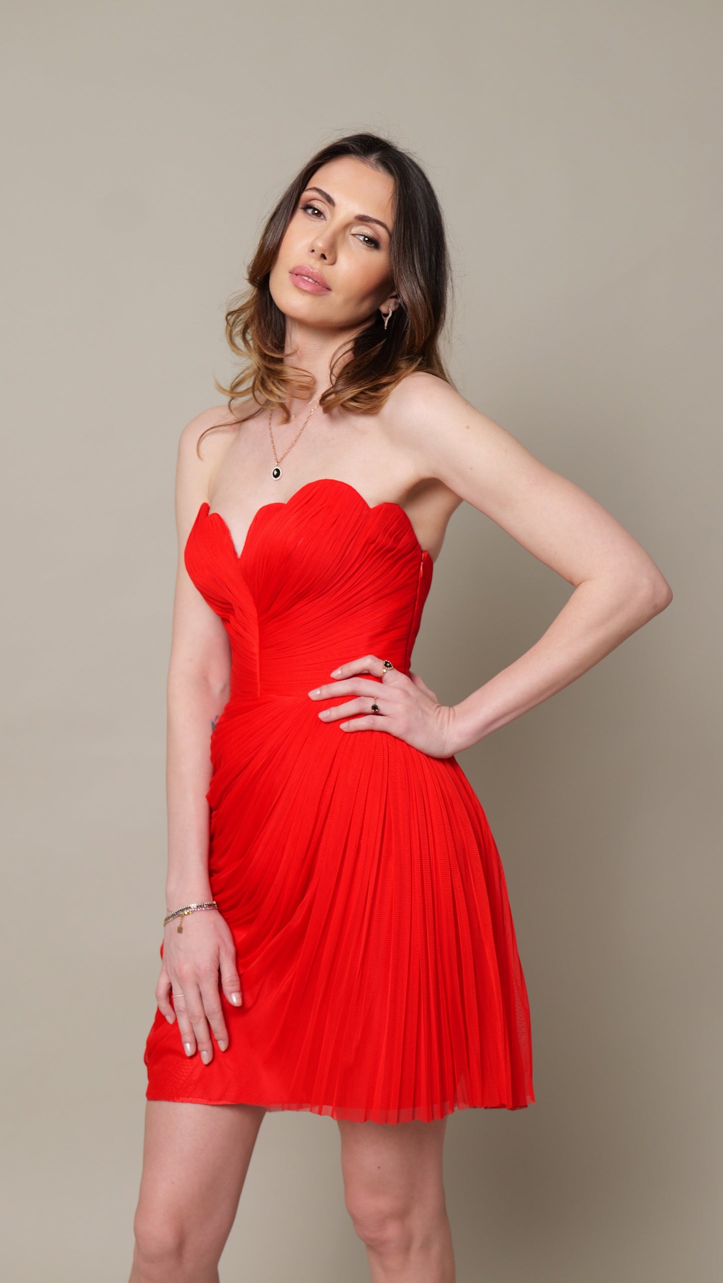 Rochie scurta Tulle Bumbac CORI