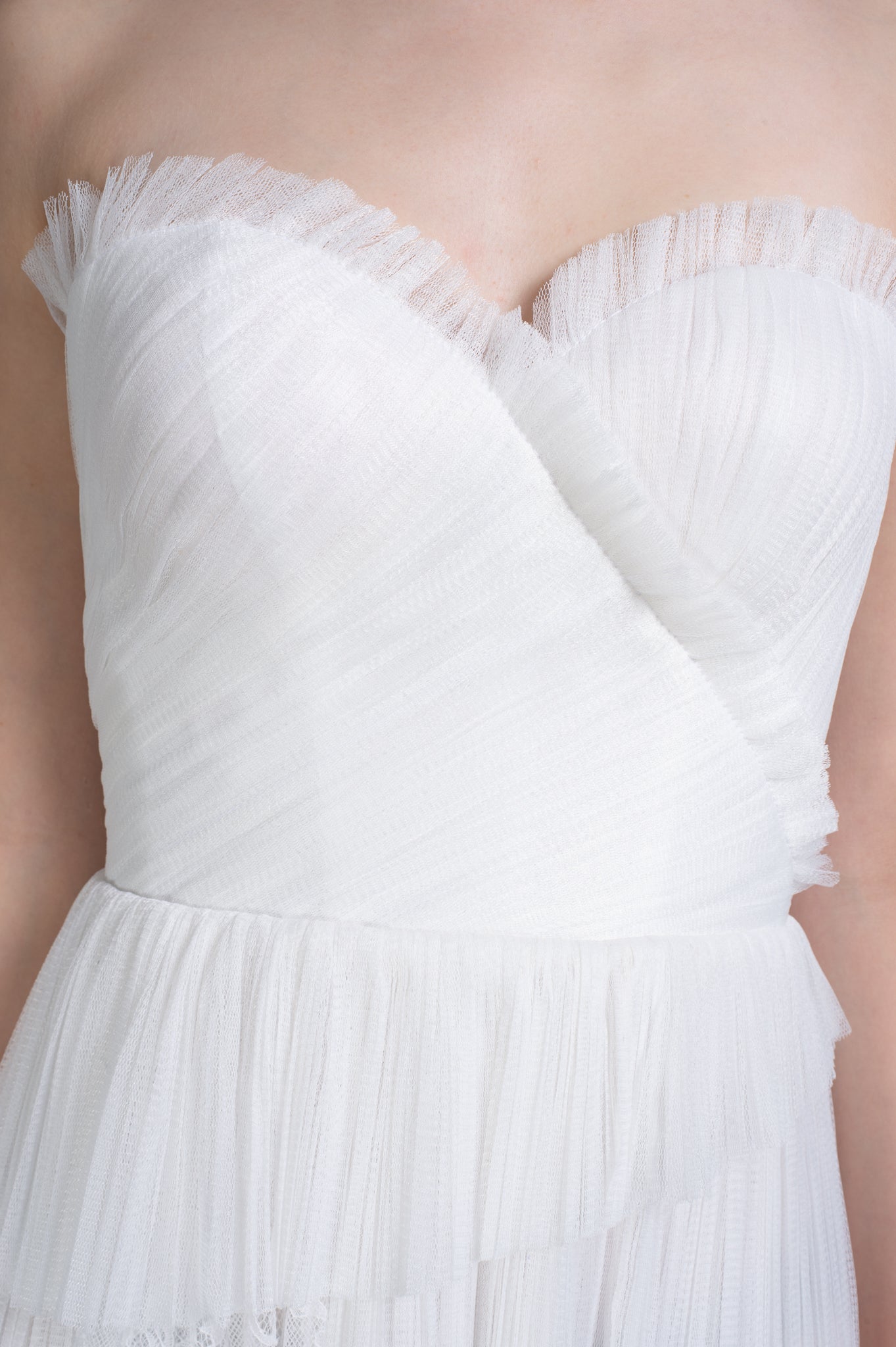 Rochie scurta Tulle Bumbac PERLLA