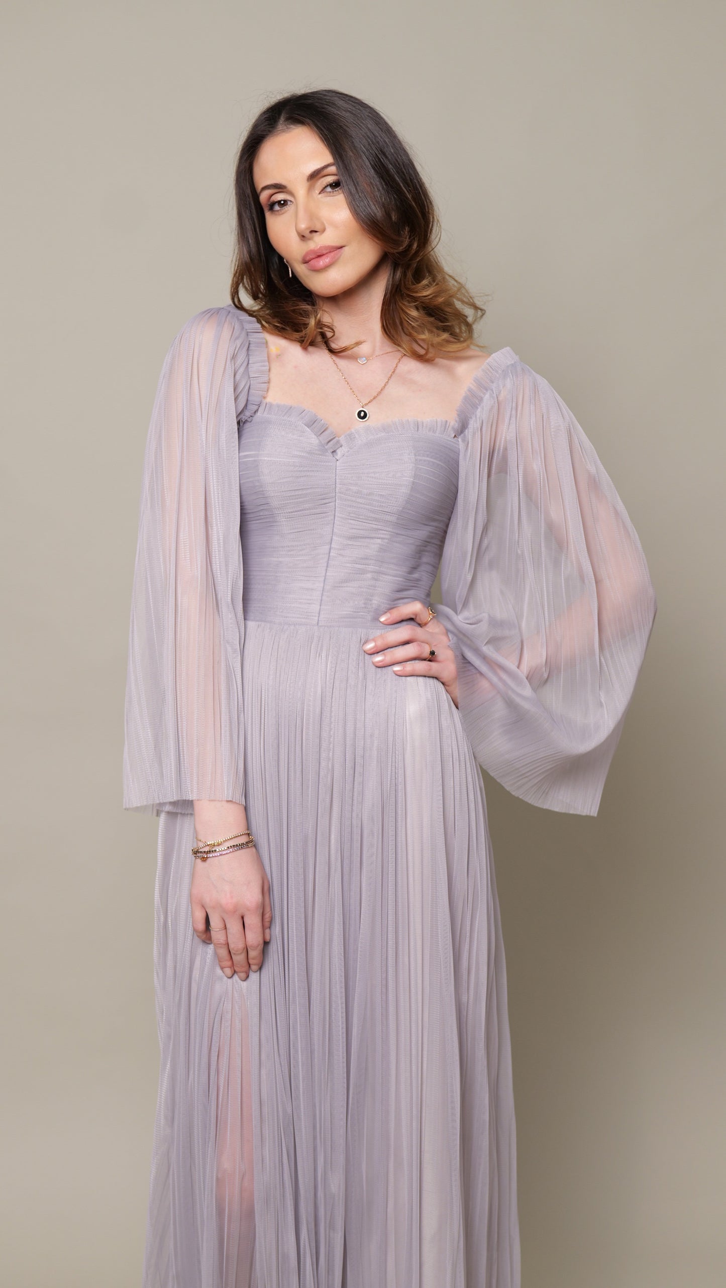 Rochie lunga Tulle Bumbac EFI