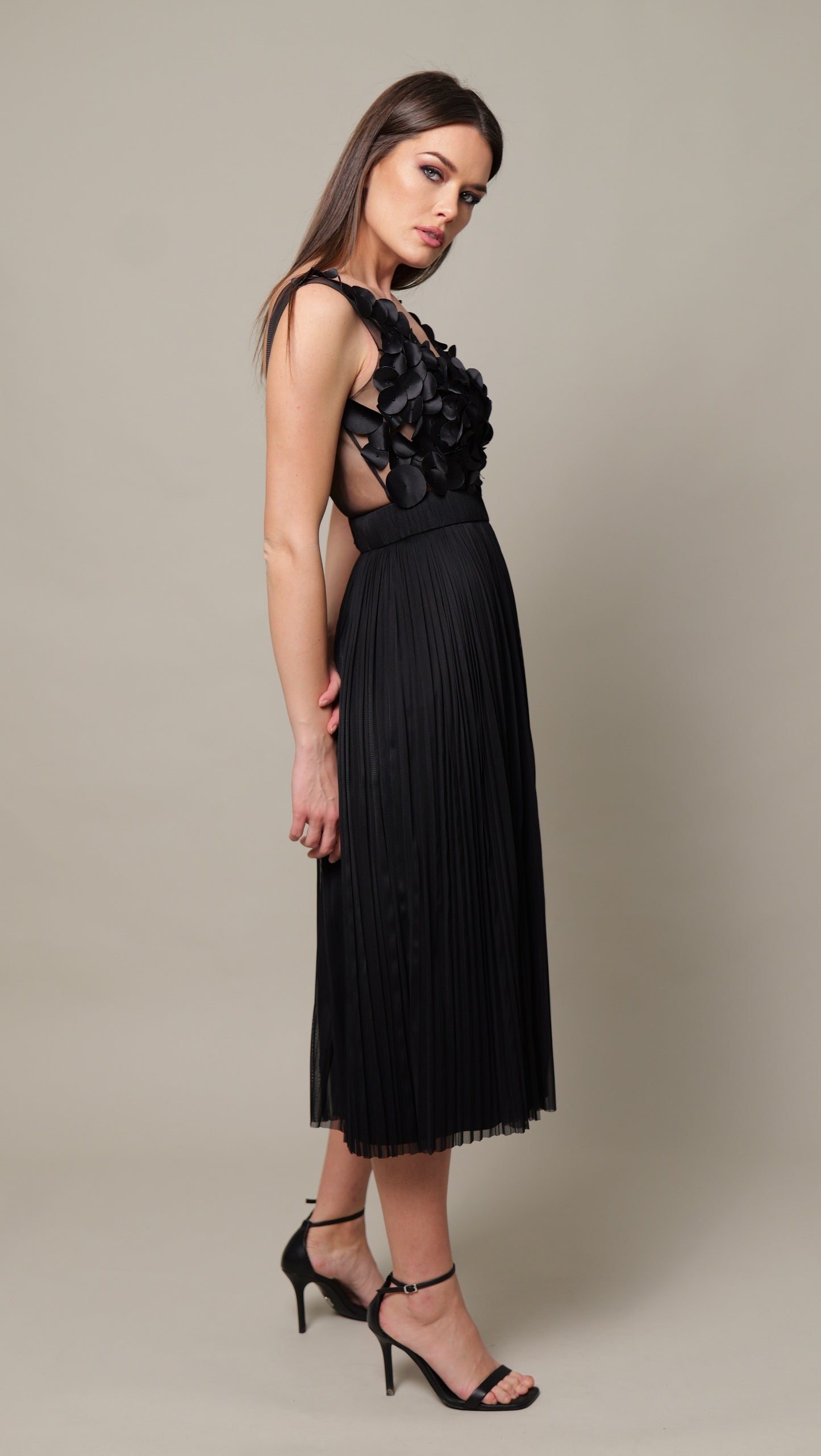 Rochie midi Tulle Bumbac CELESTE