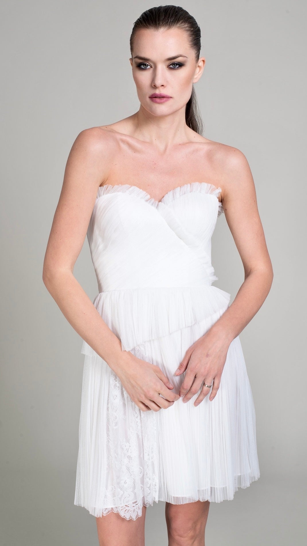 Rochie scurta Tulle Bumbac PERLLA