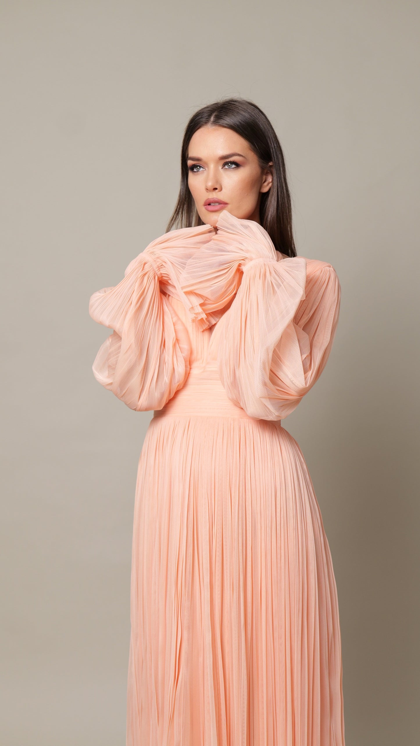 Rochie lunga Tulle Bumbac ROSI