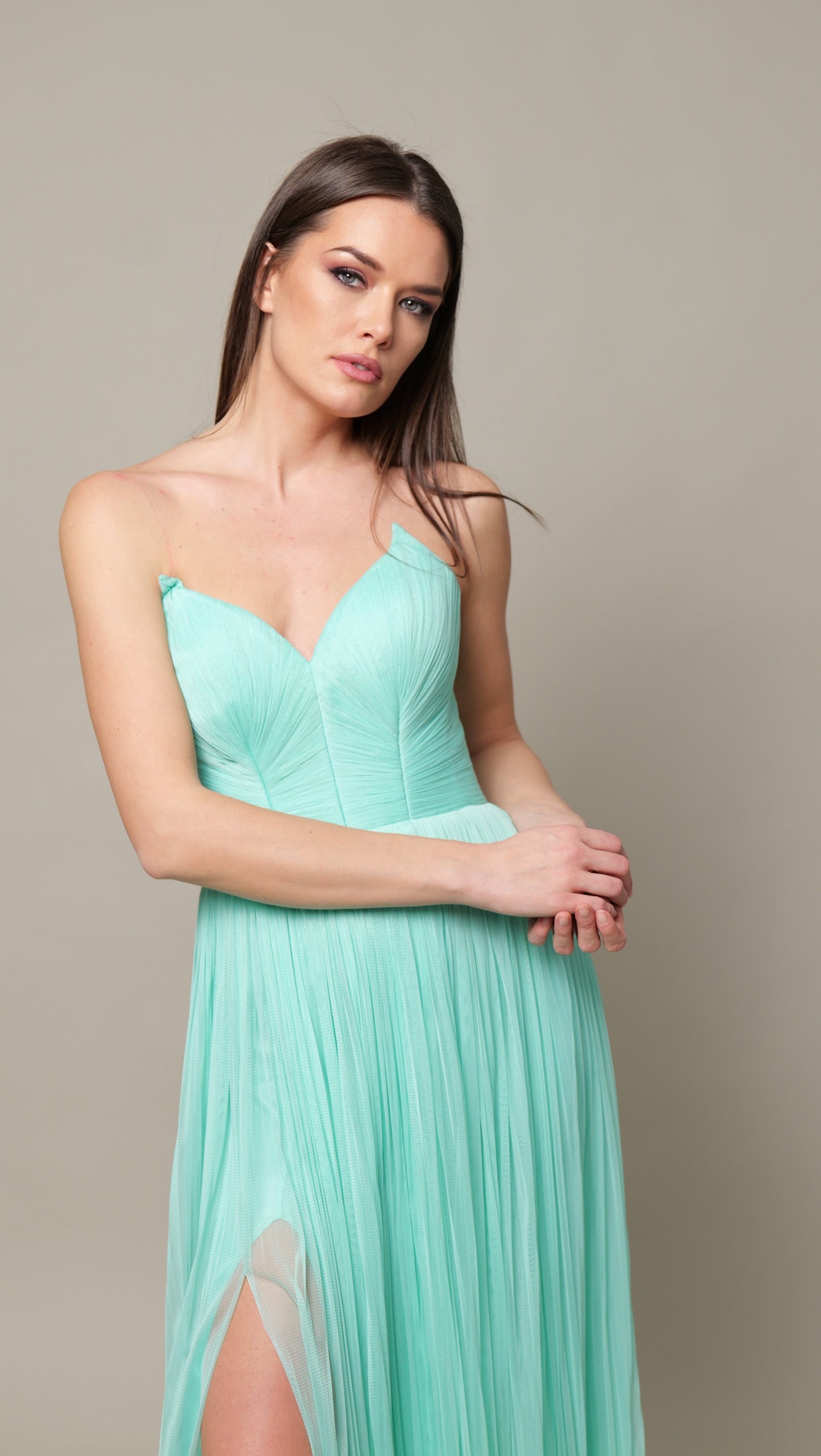 Rochie lunga Tulle Bumbac MIRELA