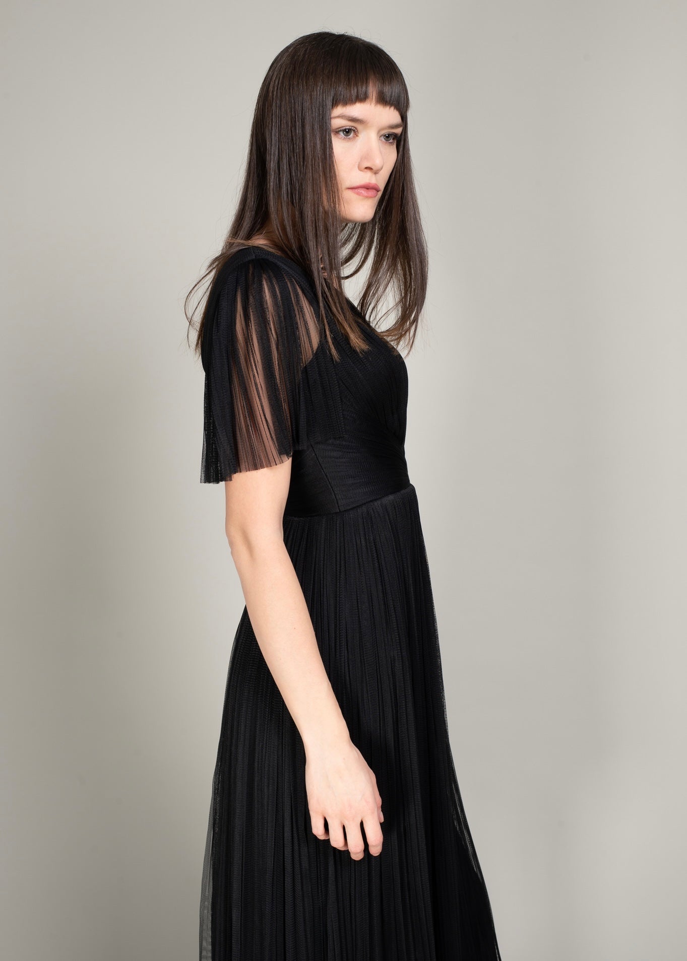 Rochie midi Tulle Bumbac BELLAMARIA