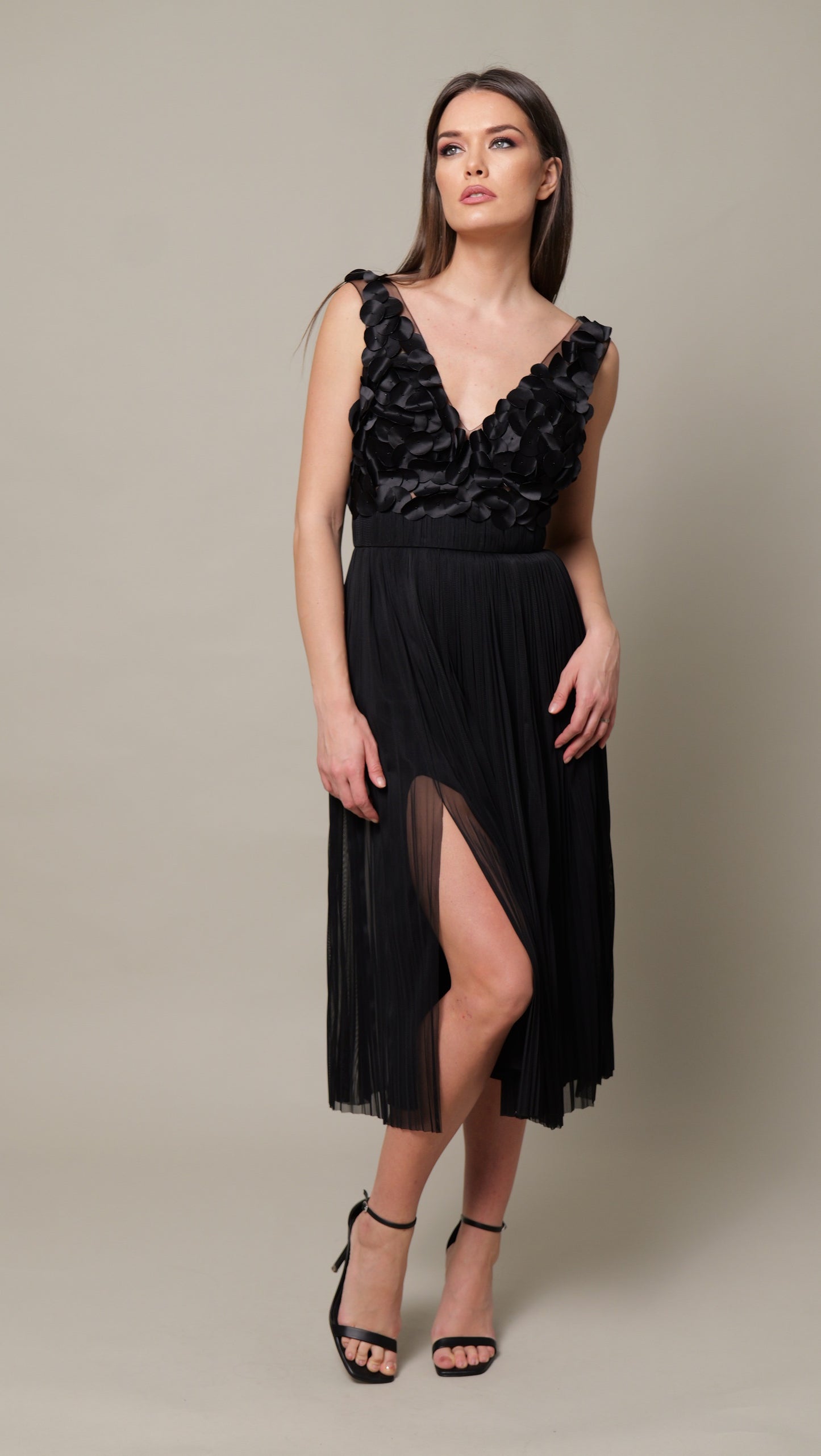 Rochie midi Tulle Bumbac CELESTE