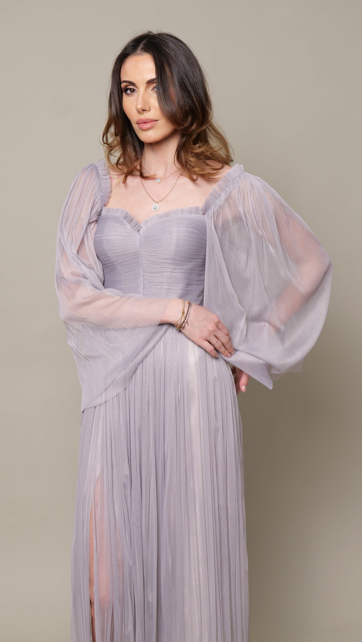 Rochie lunga Tulle Bumbac EFI