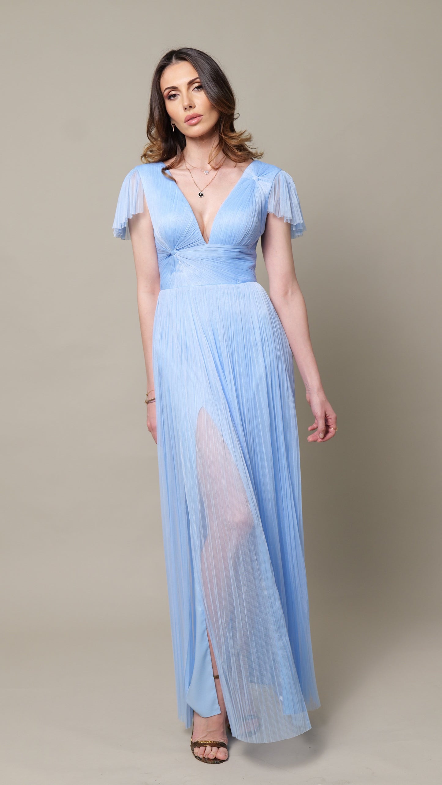Rochie lunga Tulle Bumbac ADELINA
