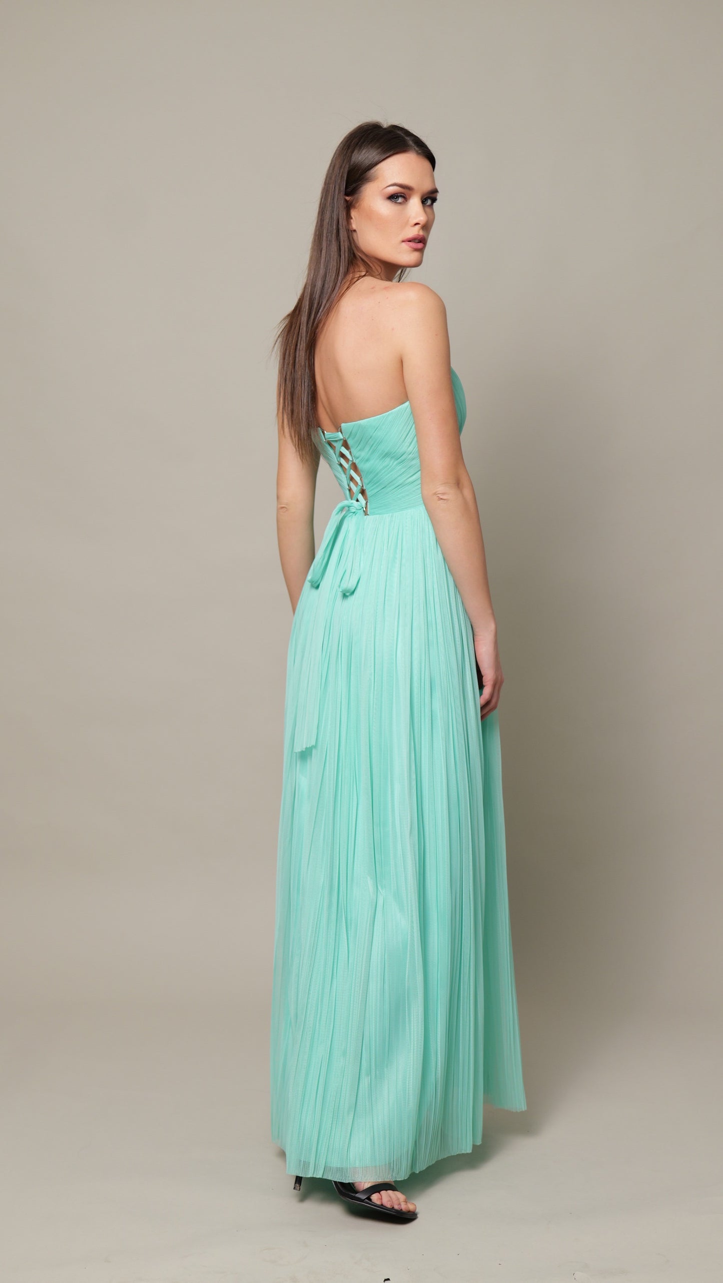 Rochie lunga Tulle Bumbac MIRELA