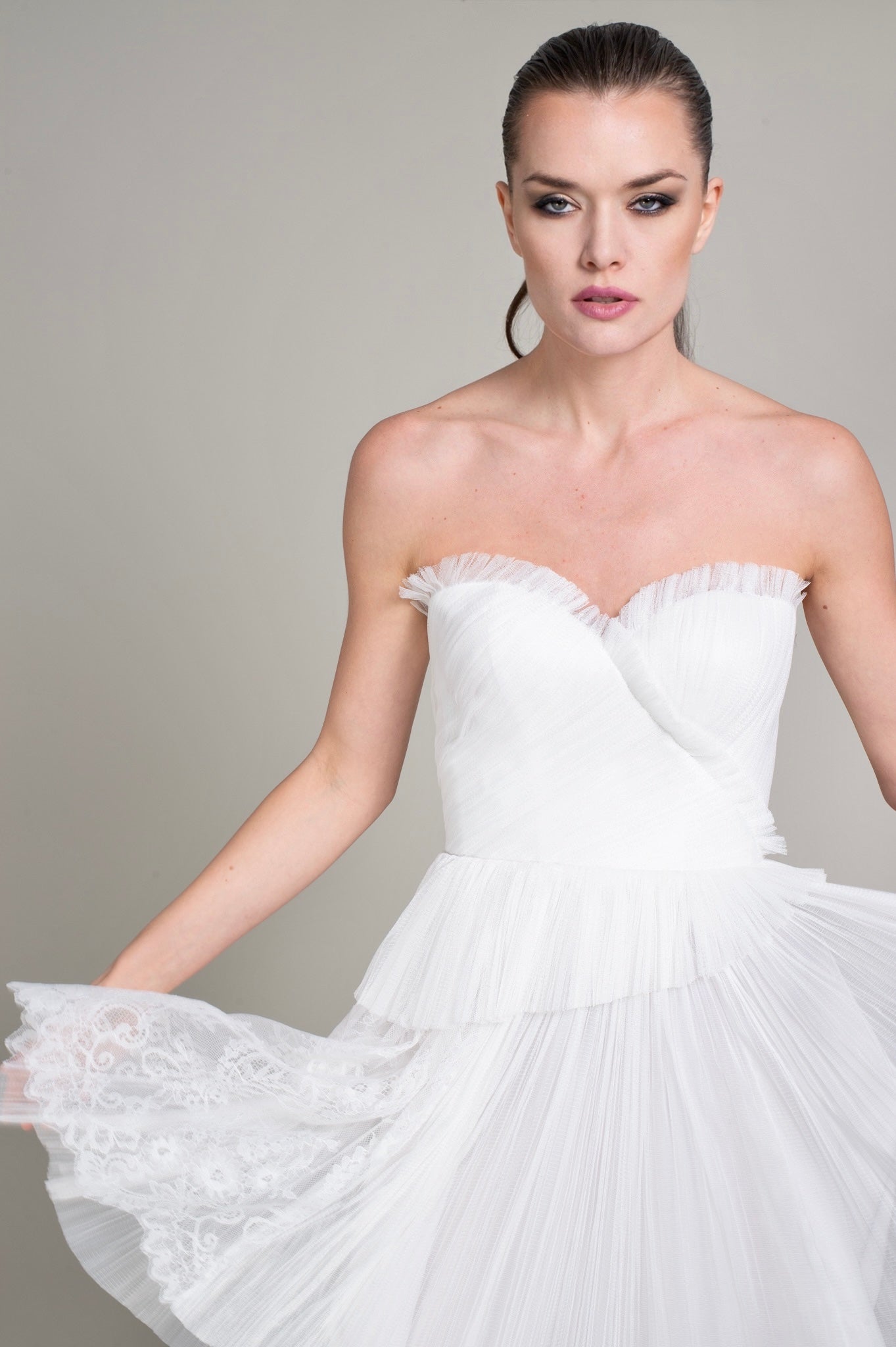 Rochie scurta Tulle Bumbac PERLLA