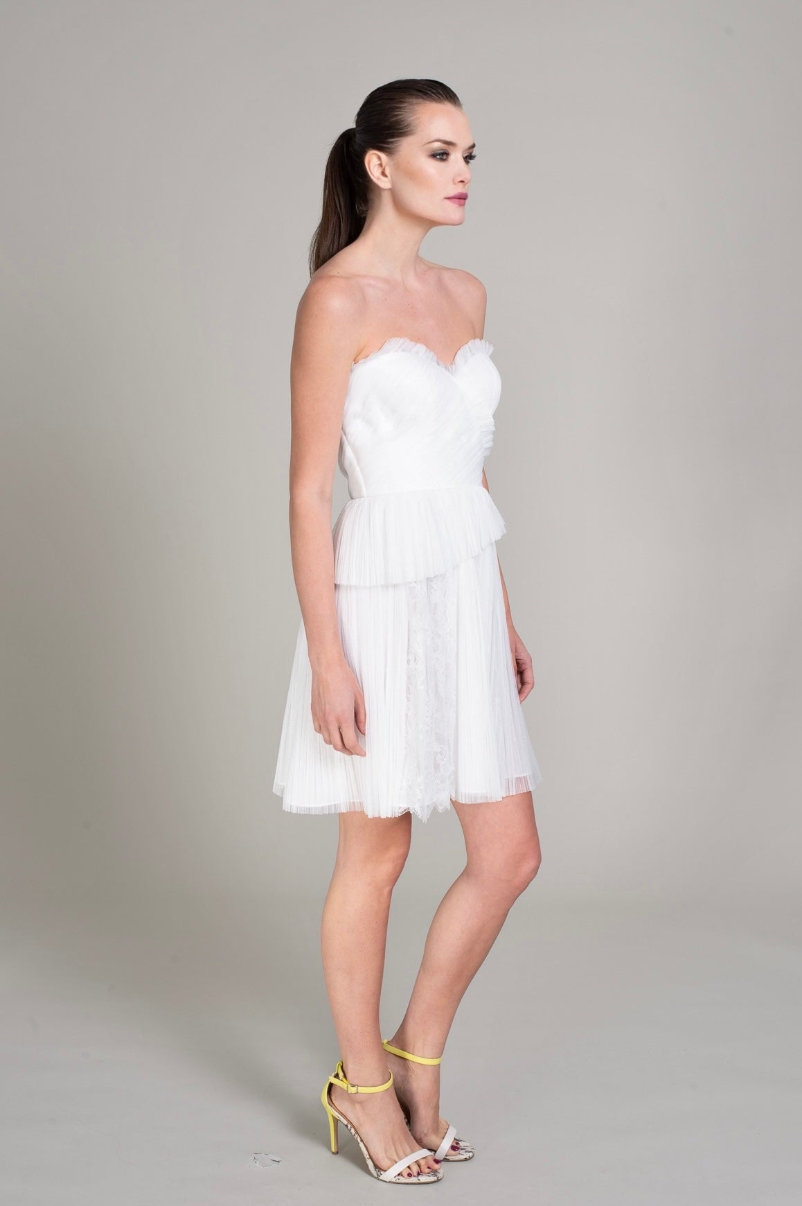Rochie scurta Tulle Bumbac PERLLA