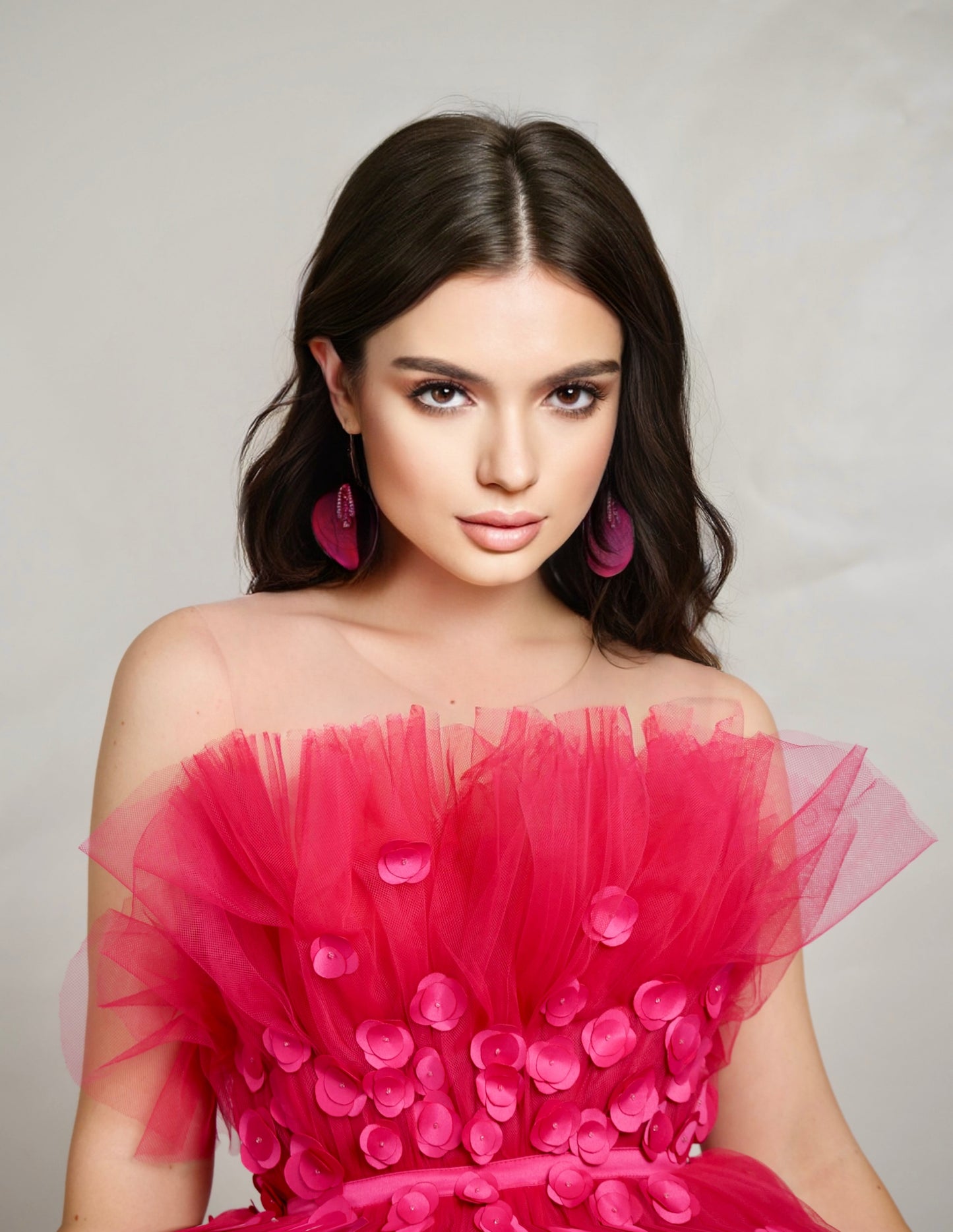 Rochie Couture THE GRAND FUCSIA ROYAL