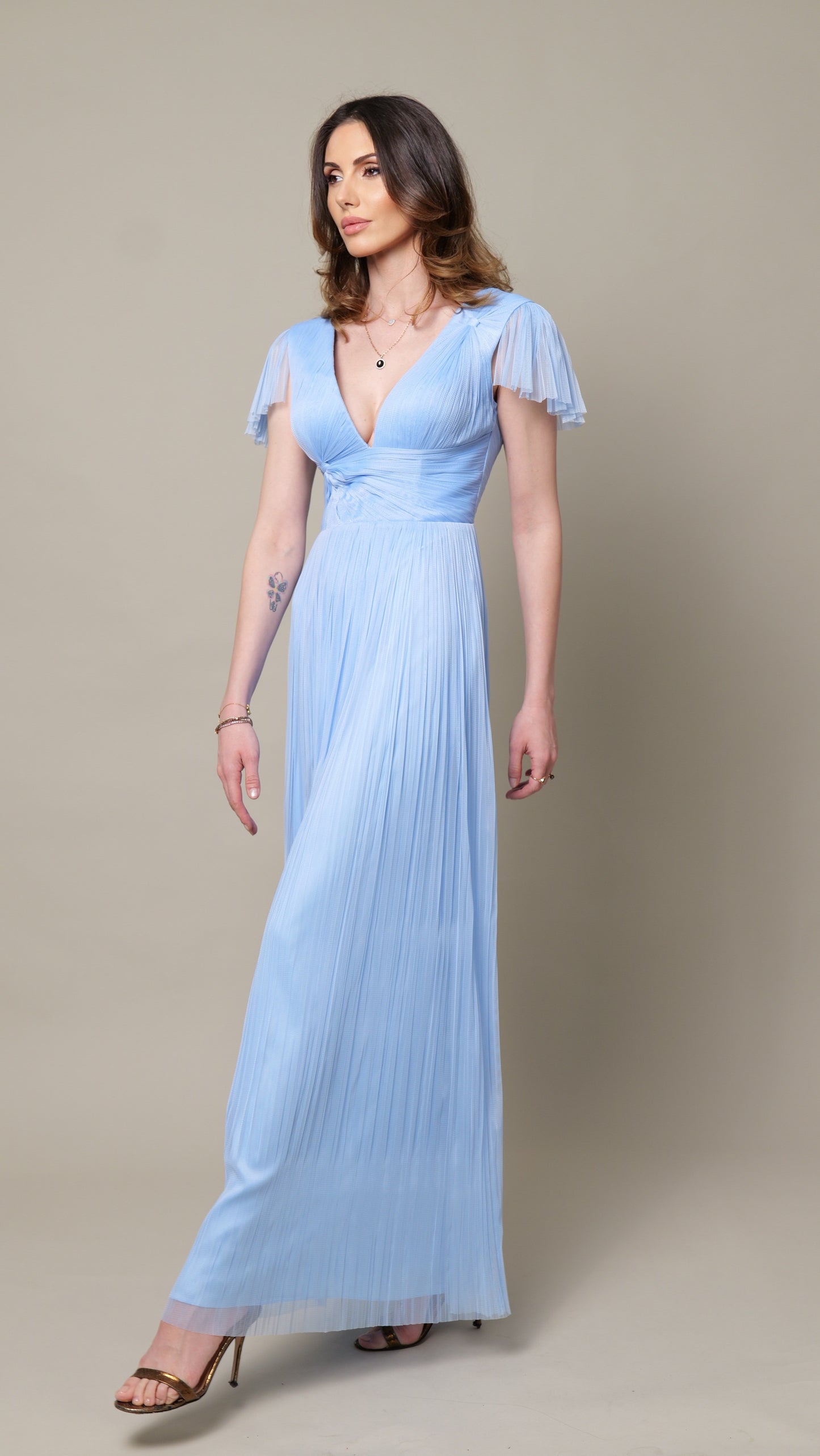 Rochie lunga Tulle Bumbac ADELINA