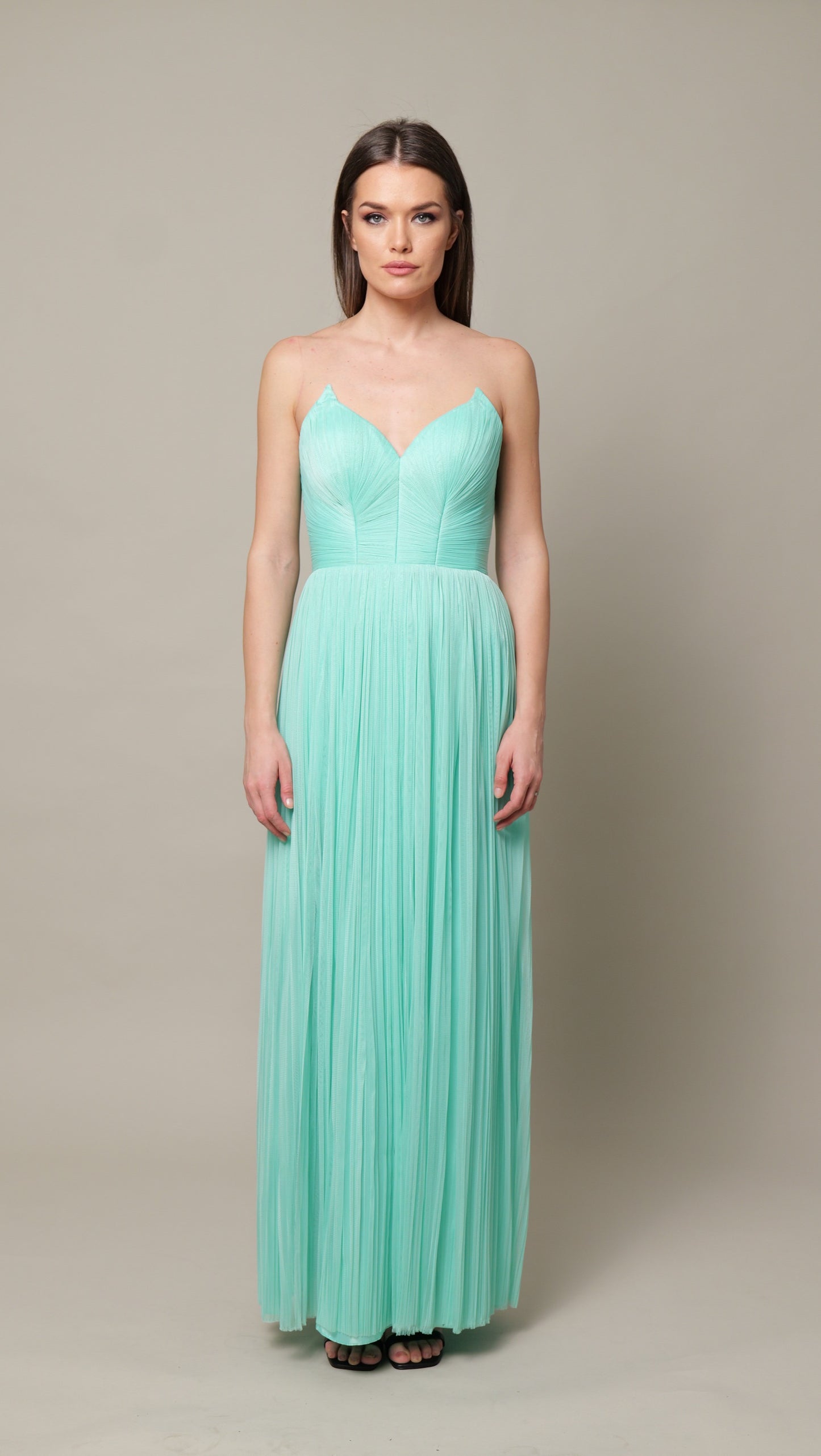Rochie lunga Tulle Bumbac MIRELA