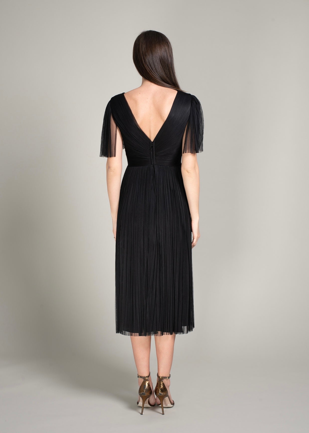Rochie midi Tulle Bumbac BELLAMARIA