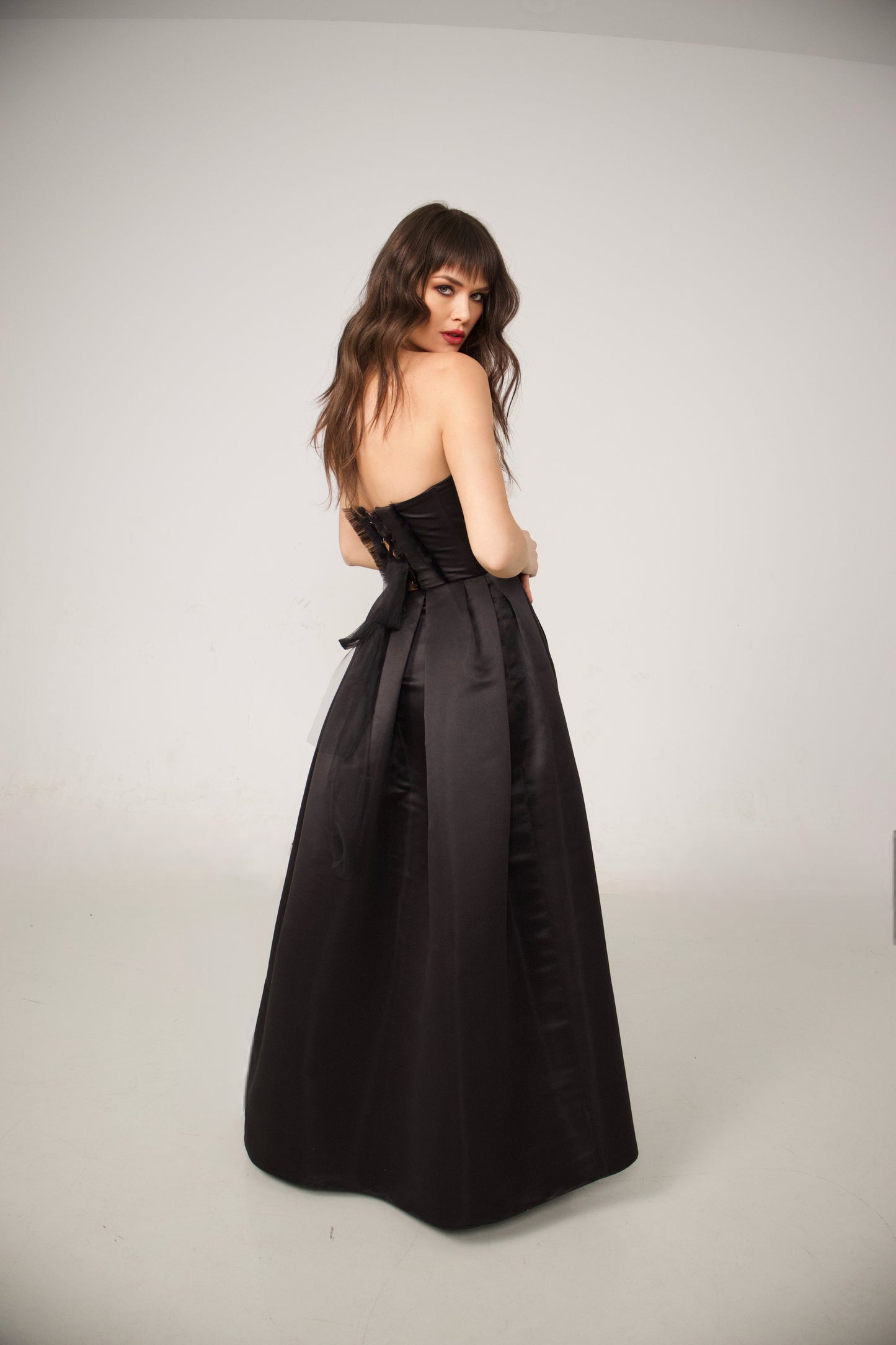 Rochie lunga tafta LIANA
