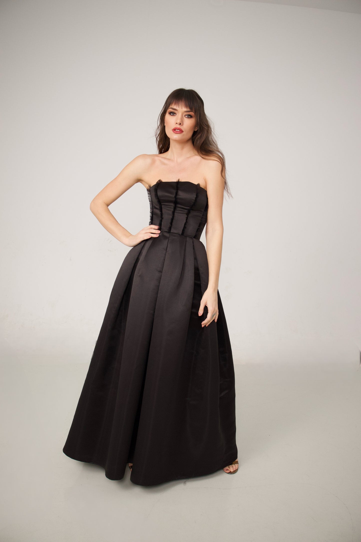 Rochie lunga tafta LIANA