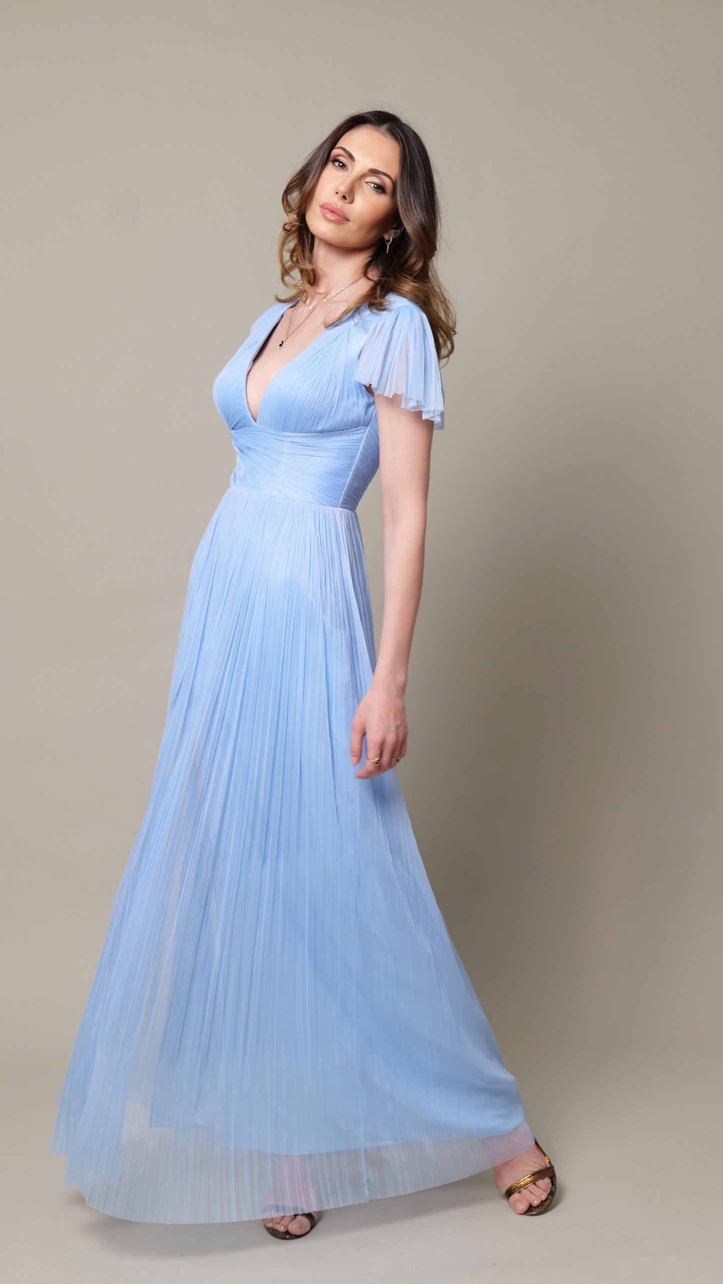 Rochie lunga Tulle Bumbac ADELINA
