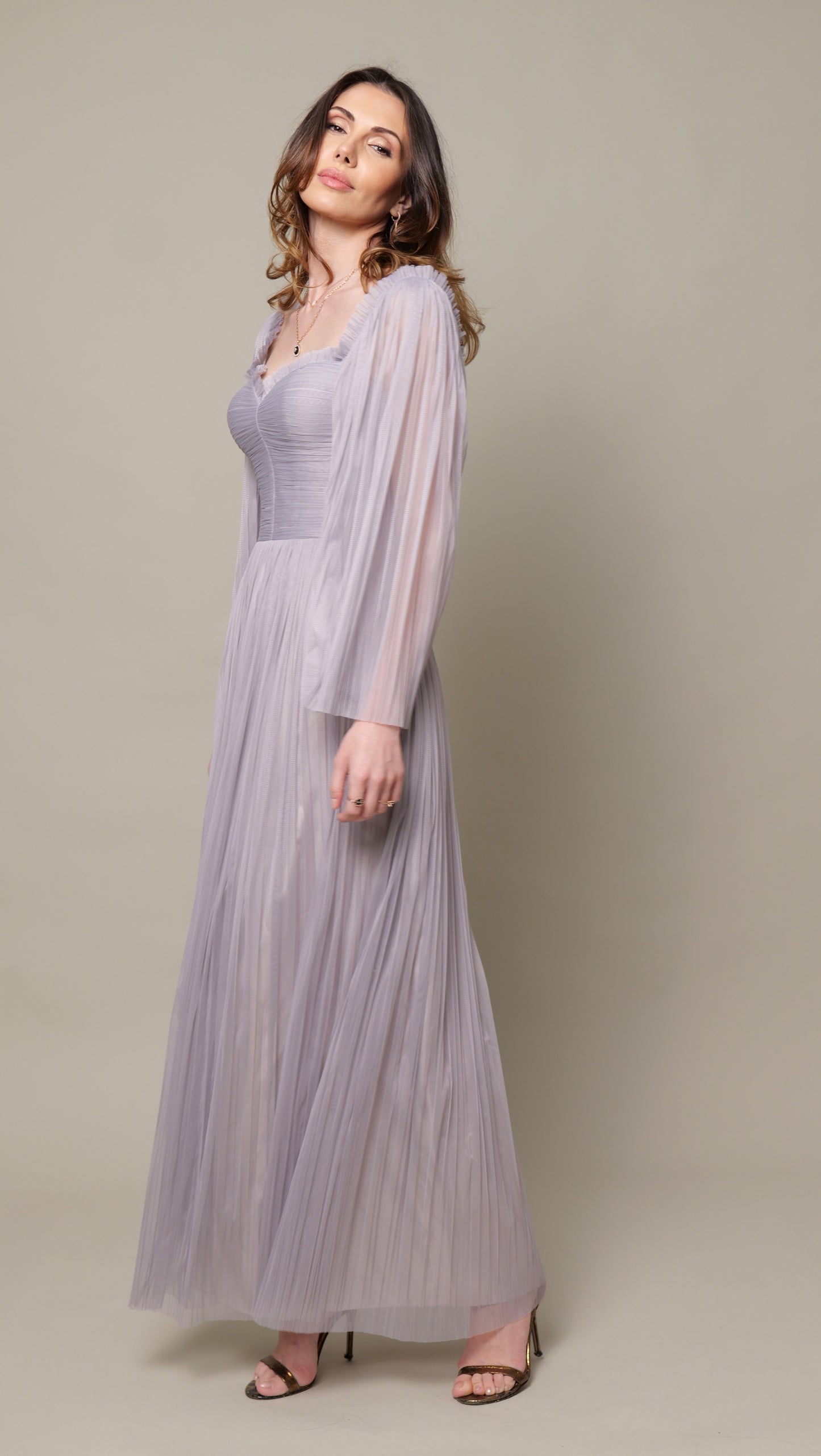 Rochie lunga Tulle Bumbac EFI