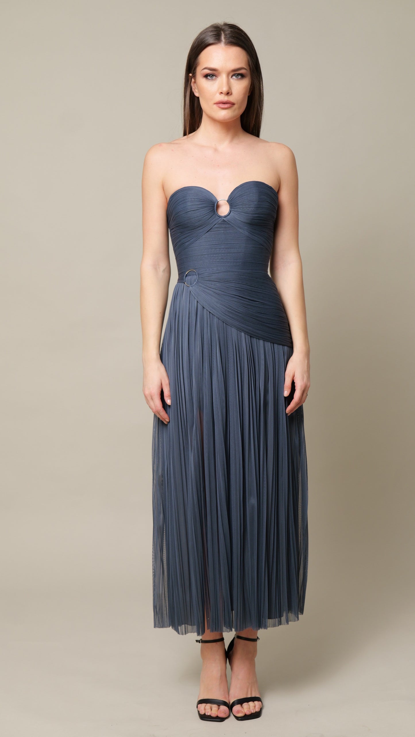 Rochie midi Tulle Bumbac HELENA