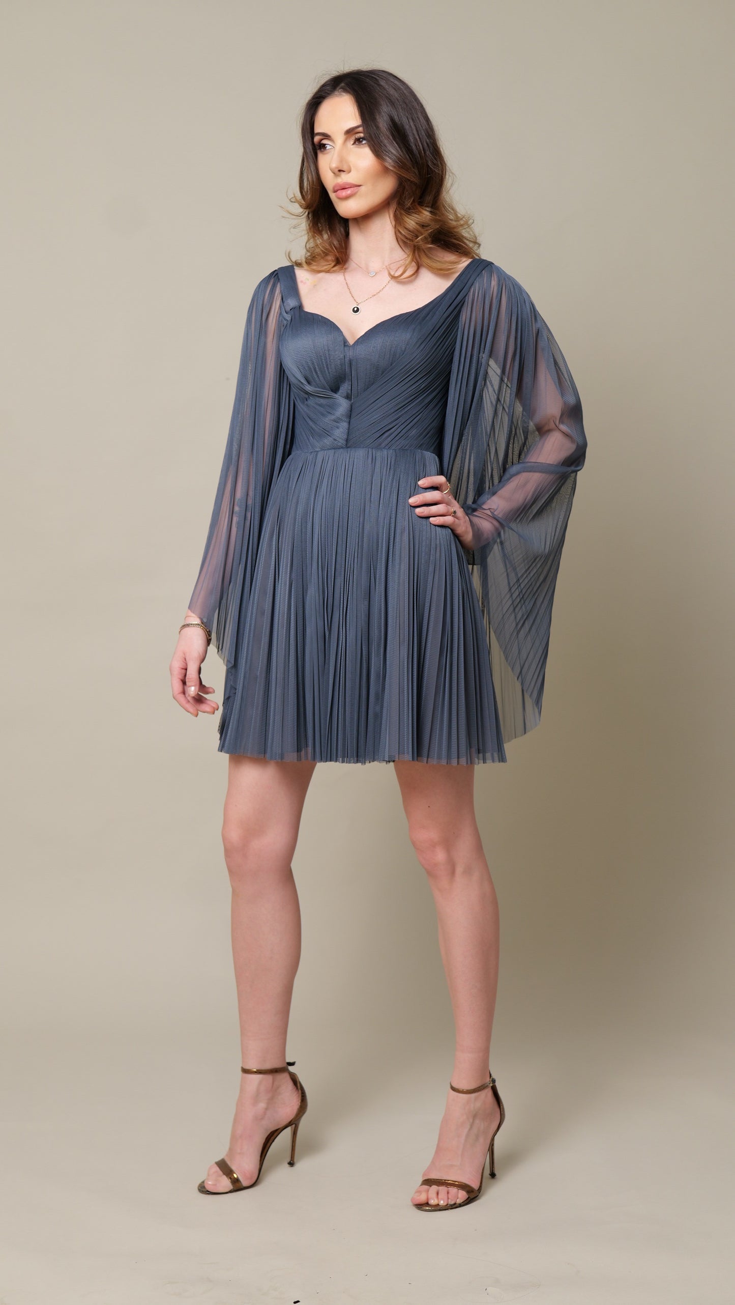 Rochie scurta Tulle Bumbac GIULIA