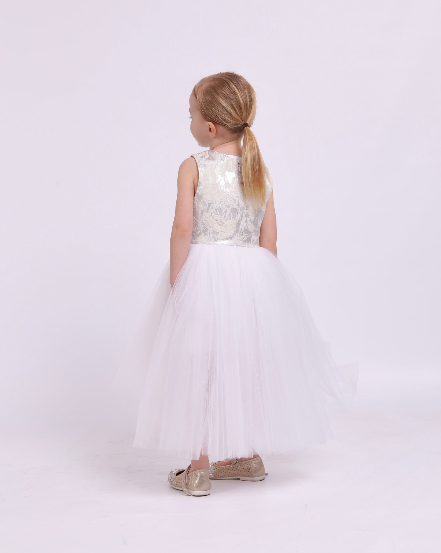 Rochie Brocart Matase Flower of Love