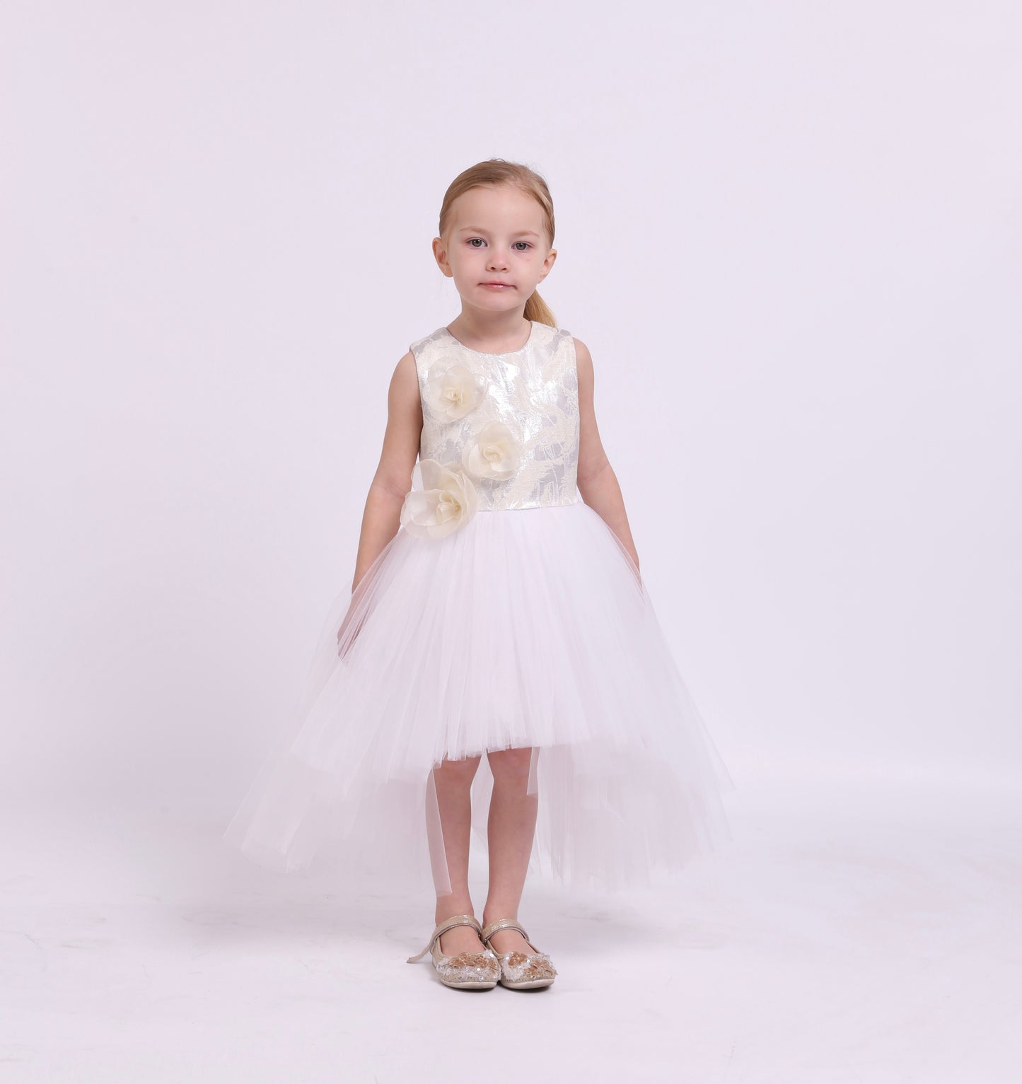 Rochie Brocart Matase Flower of Love