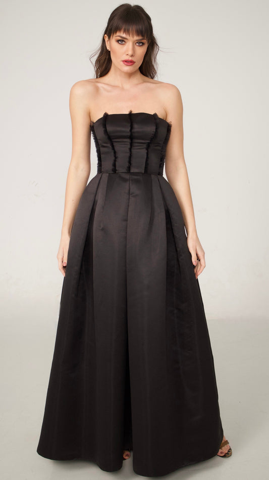 Rochie lunga tafta LIANA