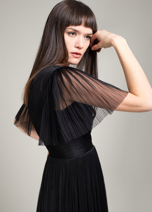 Rochie midi Tulle Bumbac BELLAMARIA