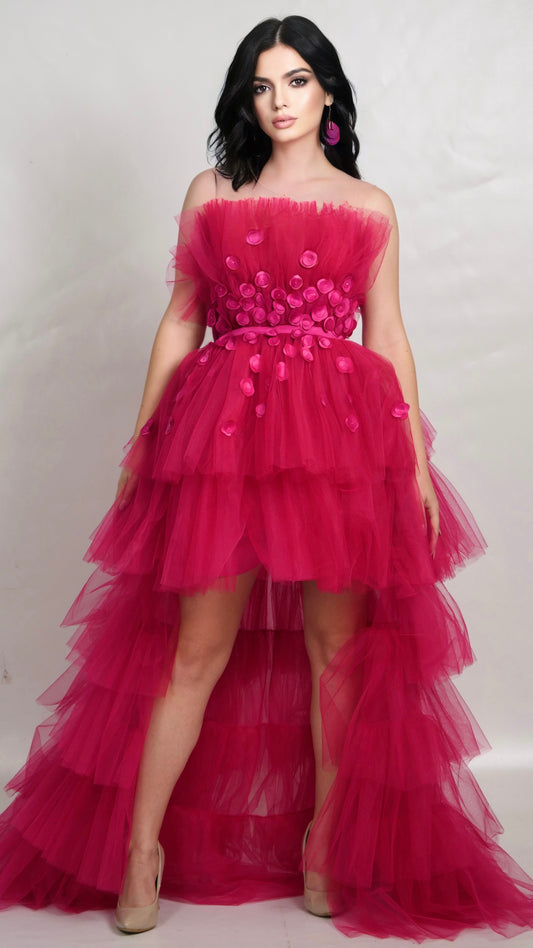 Rochie Couture THE GRAND FUCSIA ROYAL