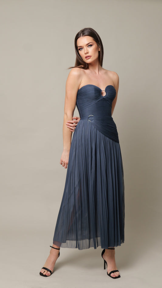 Rochie midi Tulle Bumbac HELENA