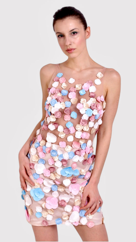 Rochie Couture THE GRAND LOVE OF FLOWERS