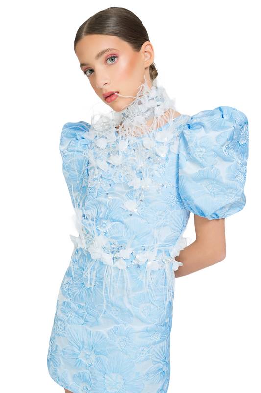Rochie Cristale Pretioase The Queen Blue