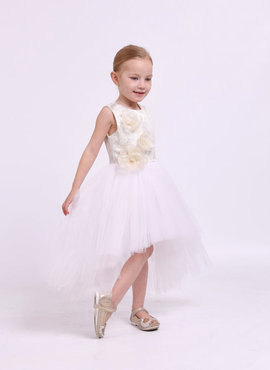 Rochie Brocart Matase Flower of Love